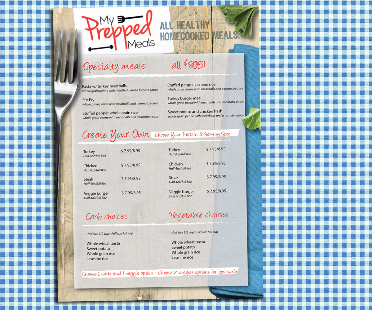 Menu Design by sophy5913 for this project | Design #10518091