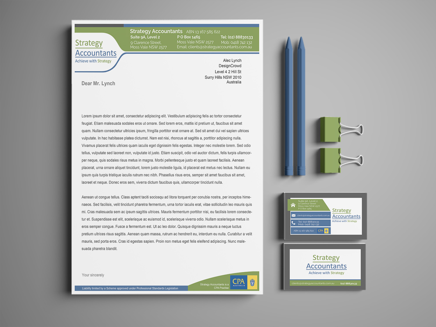 Stationery Design by Lesaba Design for this project | Design #13925649