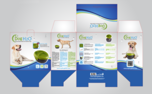 Dog H2O new & modern box design | Verpackungs-Design von wow factory