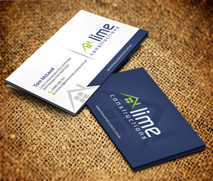 Business Card Design by Sarmishtha Chattopadhyay_loginchange for Lime Constructions Pty Ltd | Design: #2200869