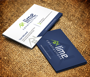 Business Card Design by Sarmishtha Chattopadhyay_loginchange for Lime Constructions Pty Ltd | Design: #2200922