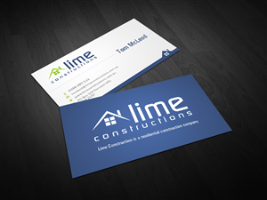 Business Card Design by Owaisias for Lime Constructions Pty Ltd | Design: #2201460