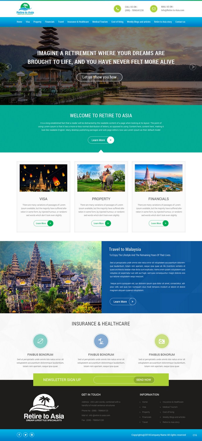 Web Design by pb for this project | Design #10520901