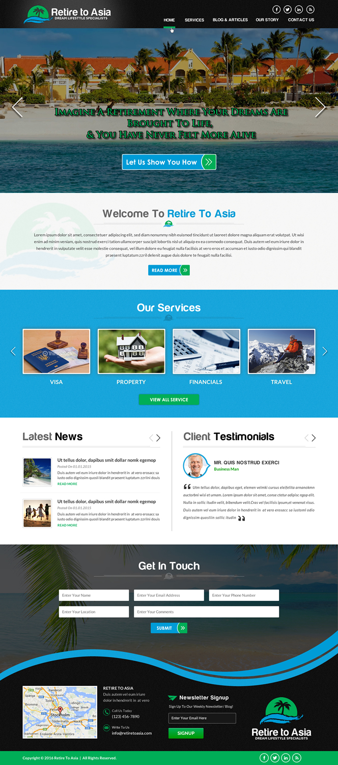 Web Design par Sbss pour ce projet | Design #10601613