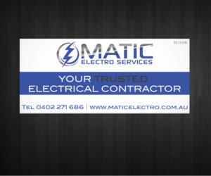 Signage Design by Anna  for Matic Electro Services | Design: #10445200