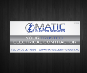 Signage Design by Anna  for Matic Electro Services | Design: #10445218