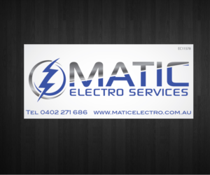 Signage Design by Anna  for Matic Electro Services | Design: #10445255
