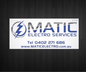 Signage Design by Anna  for Matic Electro Services | Design: #10449384
