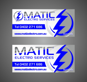 Signage Design by Maestroto for Matic Electro Services | Design: #10455304
