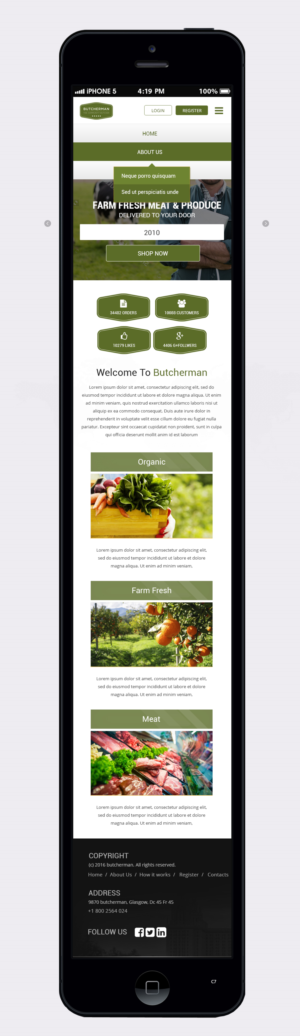 Web Design by pb for this project | Design: #10581633