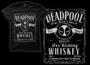 Jack Daniels style  decorative border.