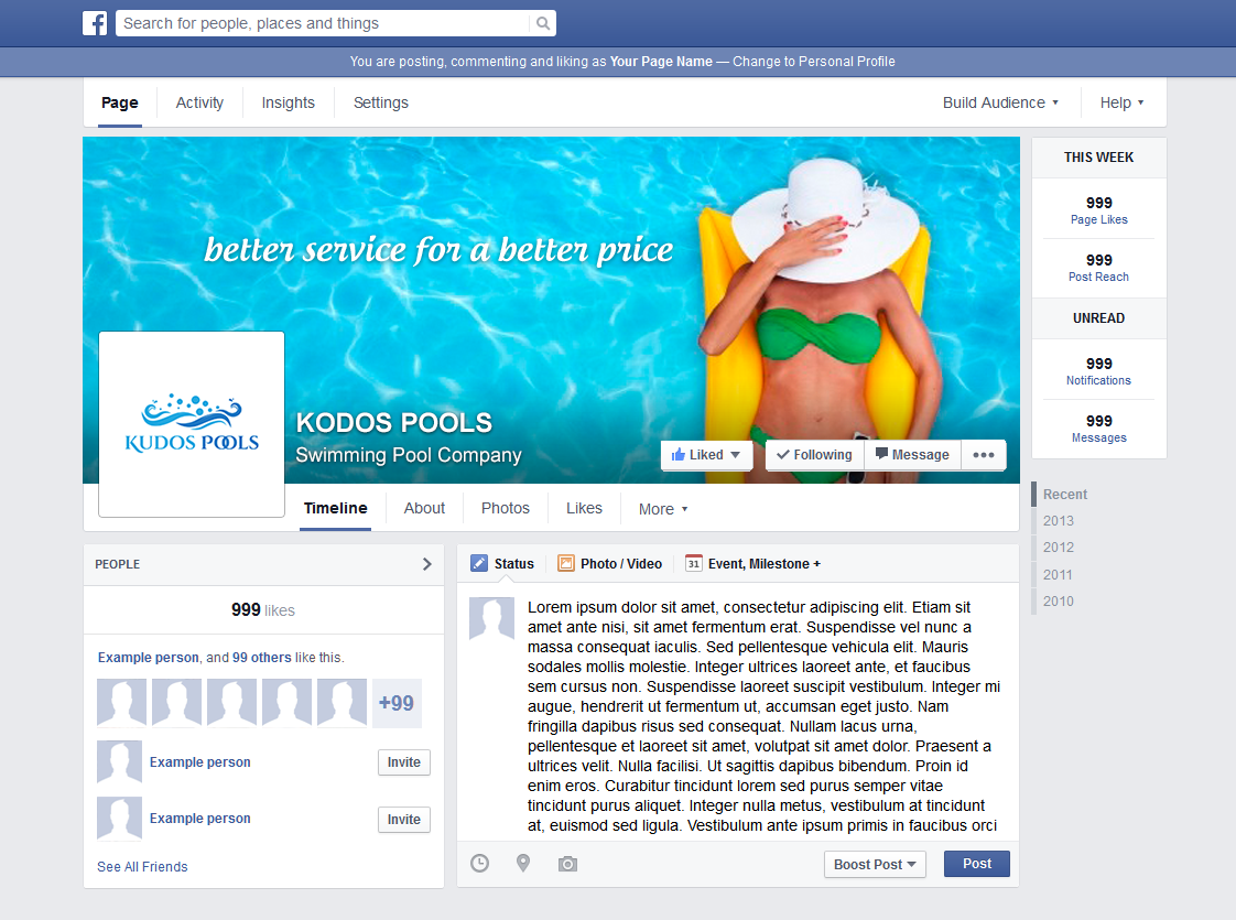 Facebook Design by lionx for this project | Design #10469754