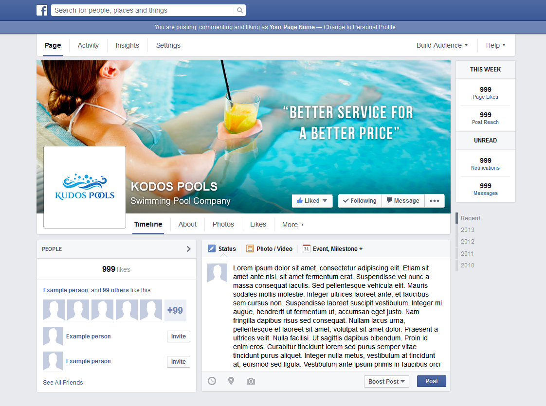Facebook Design by lionx for this project | Design #10469755