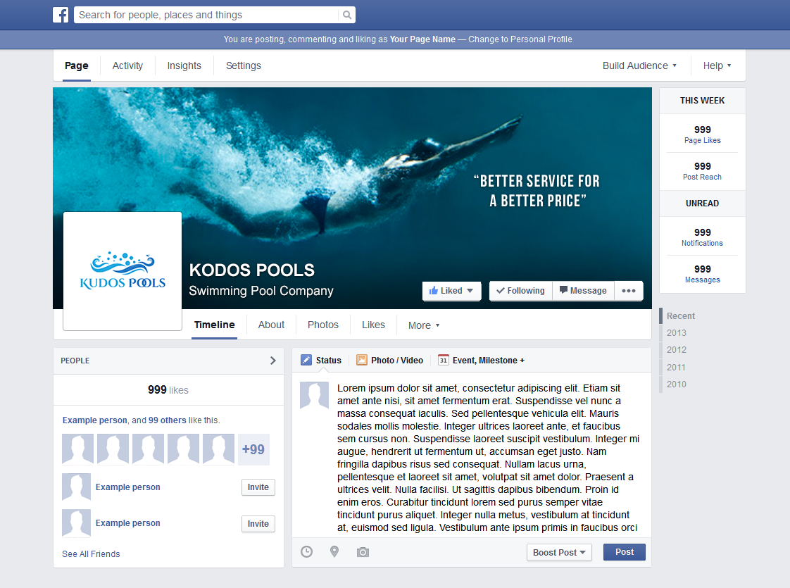 Facebook Design by lionx for this project | Design #10469757