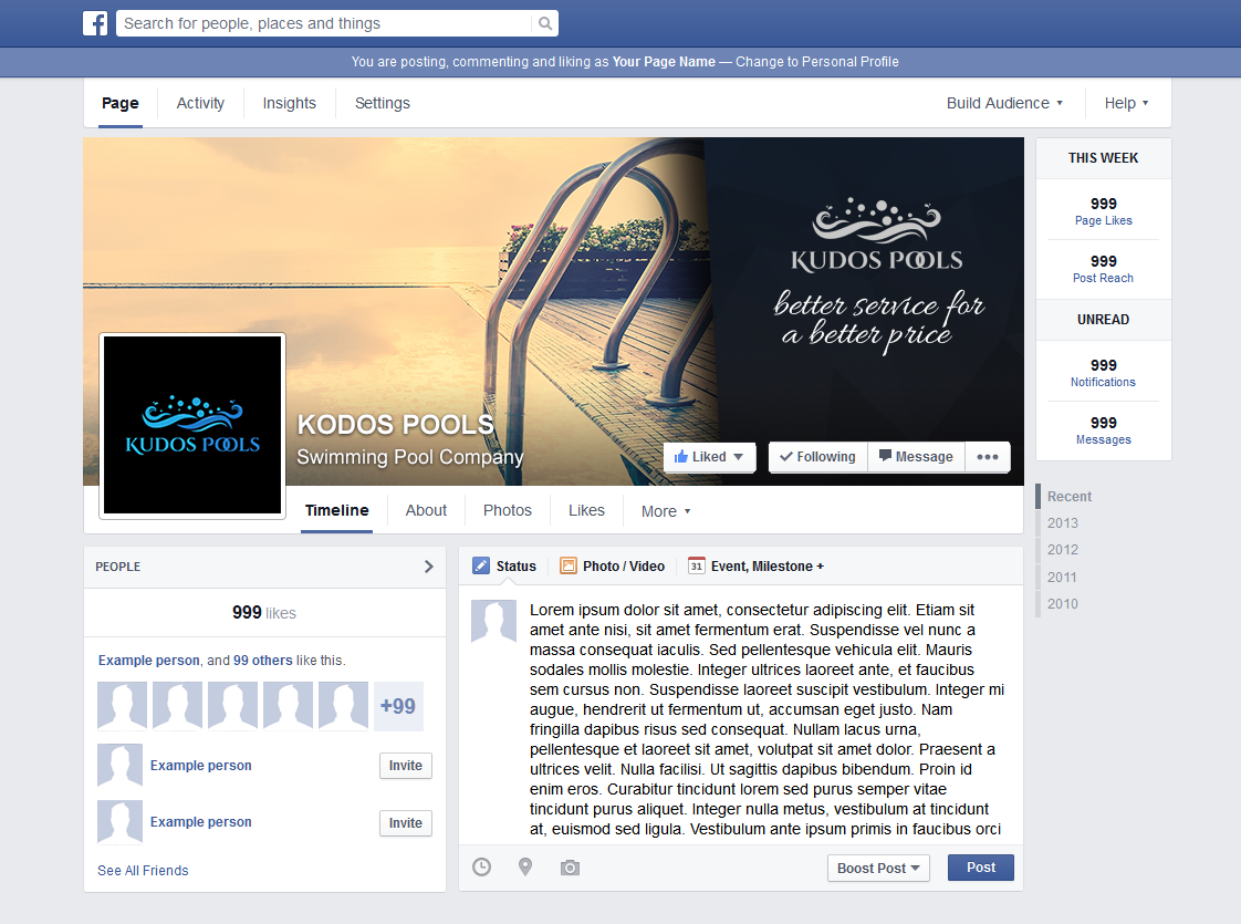 Facebook Design by lionx for this project | Design #10469758