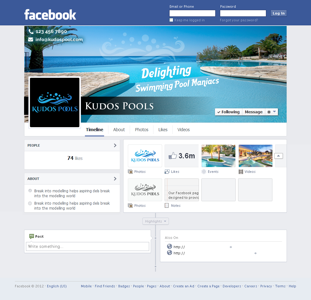 Facebook Design by Sbss for this project | Design #10457980
