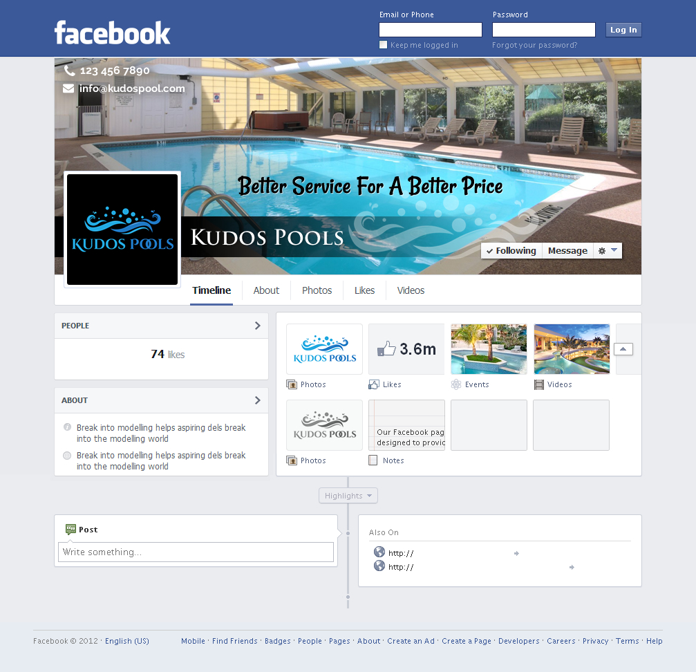 Diseño de Facebook por Sbss para este proyecto | Diseño #10466050