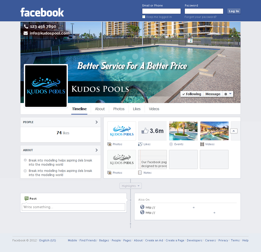 Facebook Design by Sbss for this project | Design #10466053