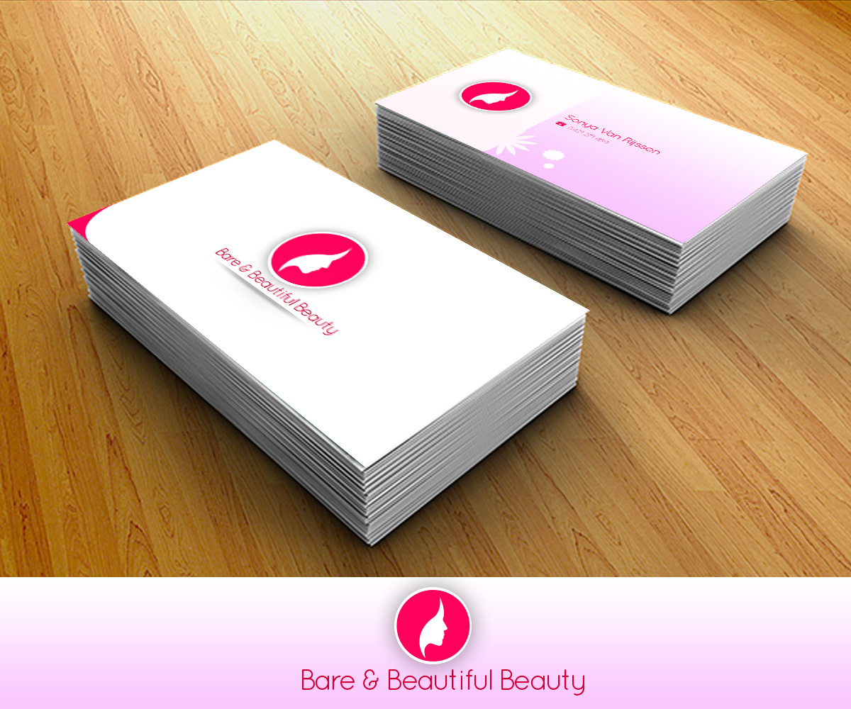 Business Card Design by Pro Alpha Designs for Bare & Beautiful Beauty | Design #2211117