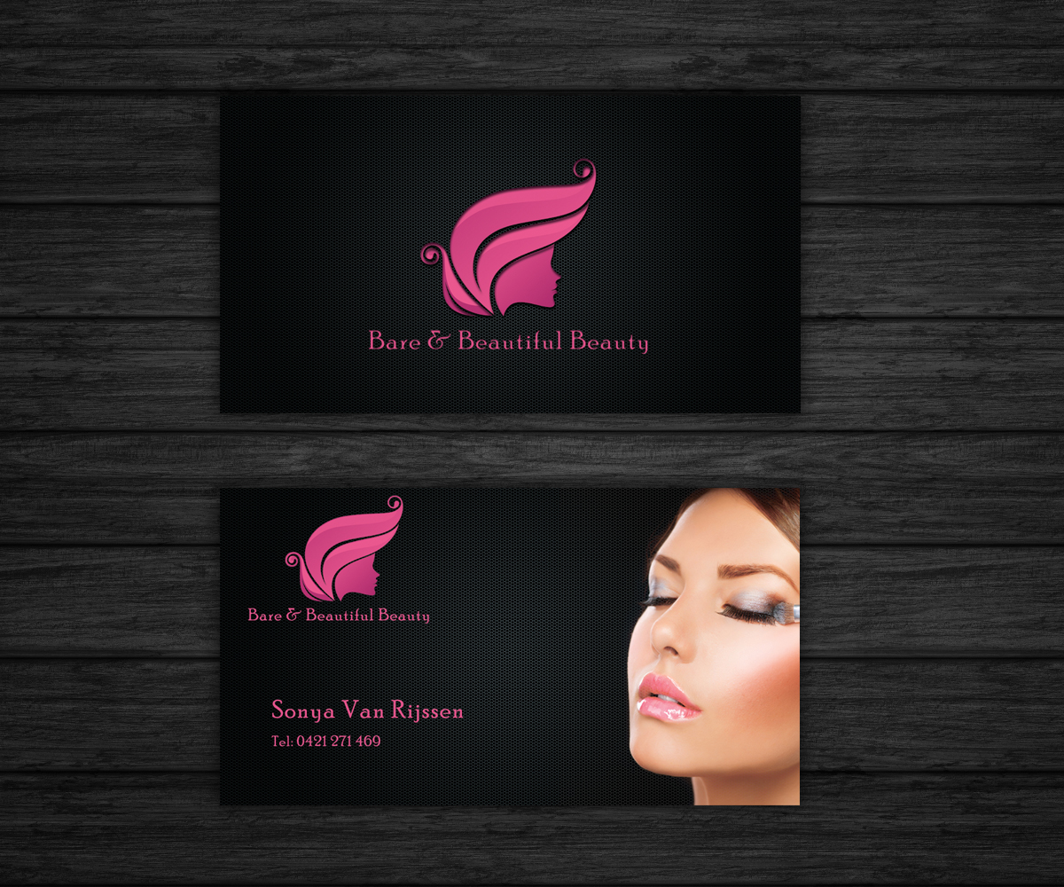 Business Card Design by FutureDesigne for Bare & Beautiful Beauty | Design #2219708