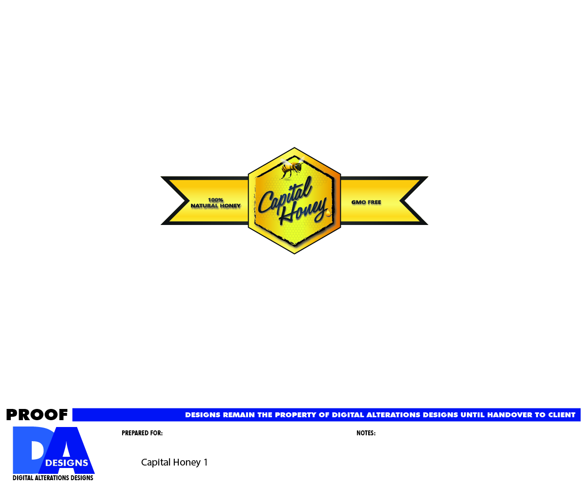 Label Design by da-designs for Capital Honey | Design #10490168