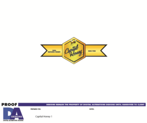 Diseño de Etiqueta por da-designs para Capital Honey | Diseño: #10490173