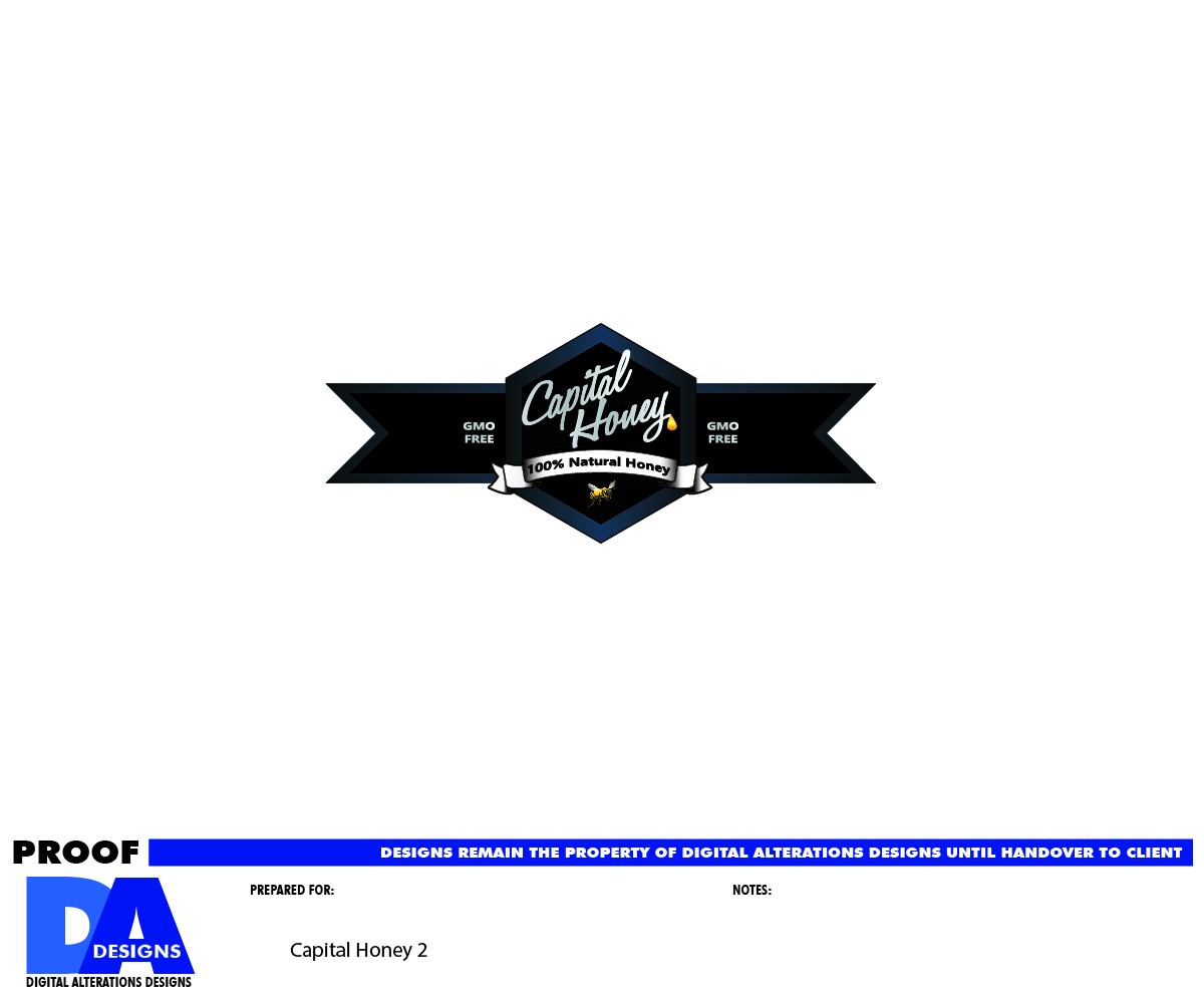 Label Design by da-designs for Capital Honey | Design #10490175