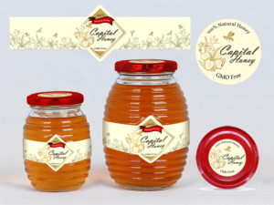 Etikett-Design von Polina_pro für Capital Honey | Design: #10518564