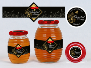 Etikett-Design von Polina_pro für Capital Honey | Design: #10520051