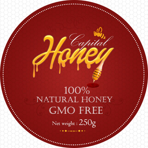 Label Design by Surjith Sachith for Capital Honey | Design #10501104