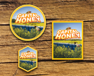 Diseño de Etiqueta por dshineart para Capital Honey | Diseño: #10635109