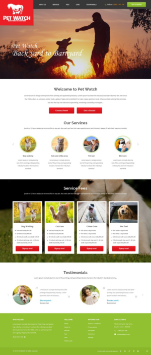 Web Design by pb for this project | Design: #10457270