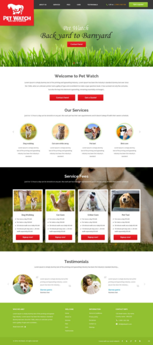 Web Design by pb for this project | Design: #10457271