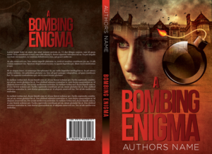 Cover for mystery novel, "A Bombing Enigma"