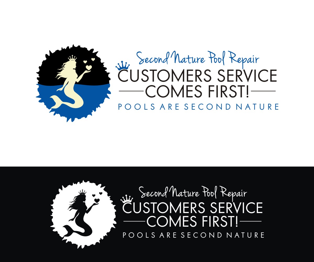 Logo Design by N83touchthesky for  Second Nature Pool Repair  | Design #10473209