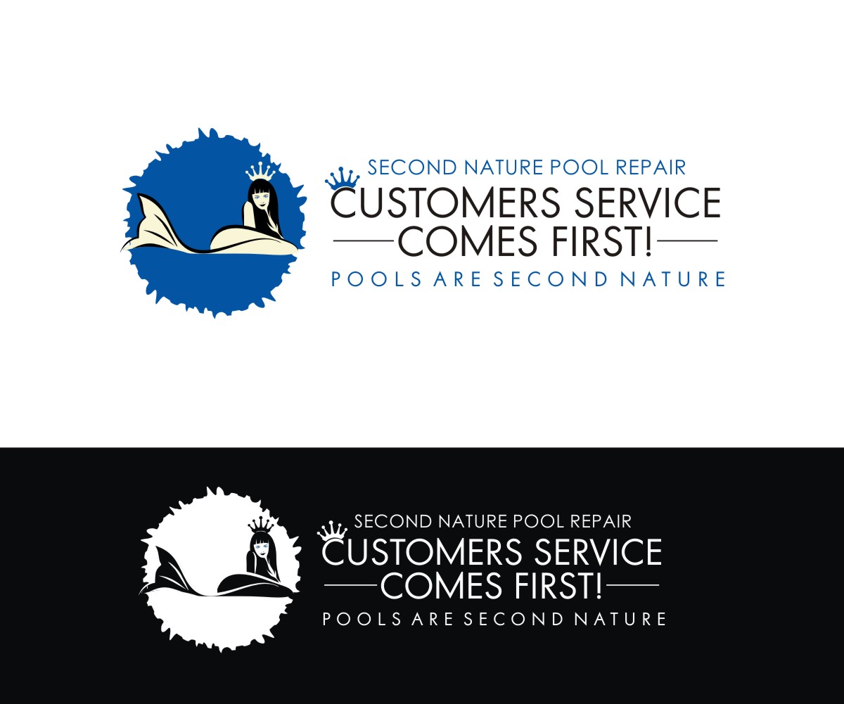 Logo Design by N83touchthesky for  Second Nature Pool Repair  | Design #10473239