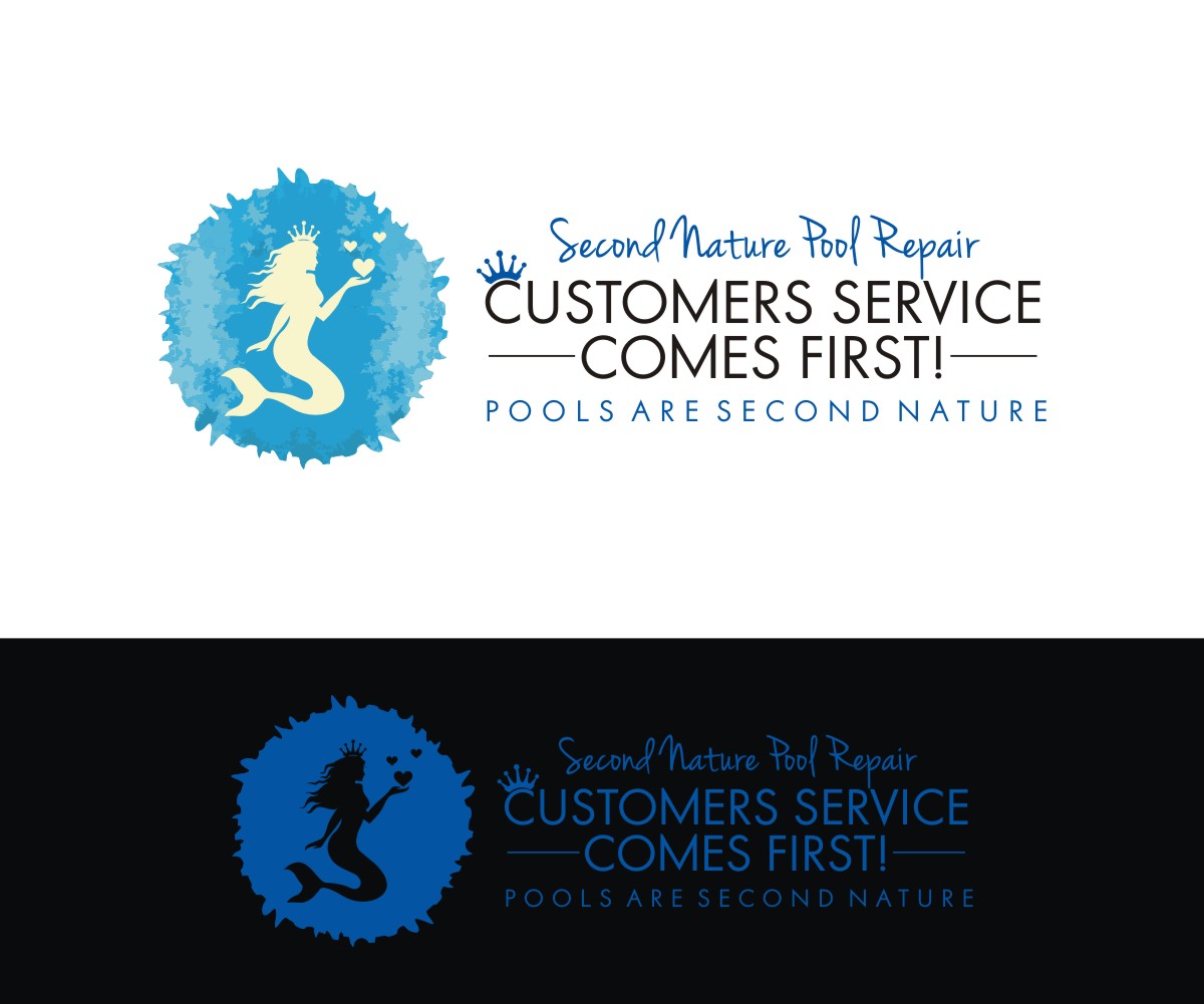Logo Design by N83touchthesky for  Second Nature Pool Repair  | Design #10473277