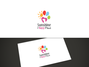 Logo Design by folker for Sunshine and Happy Paws | Design #10562529