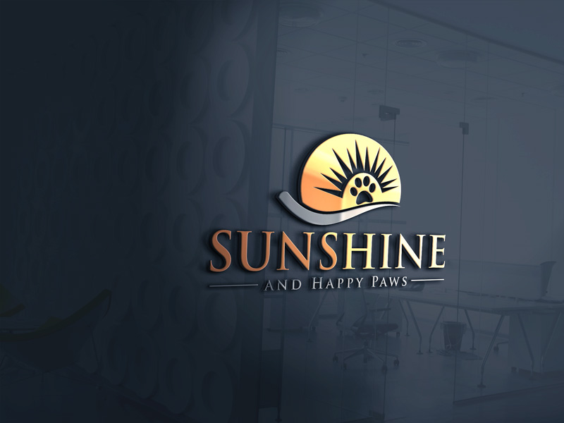 Logo Design by logomaster24 for Sunshine and Happy Paws | Design #10569517