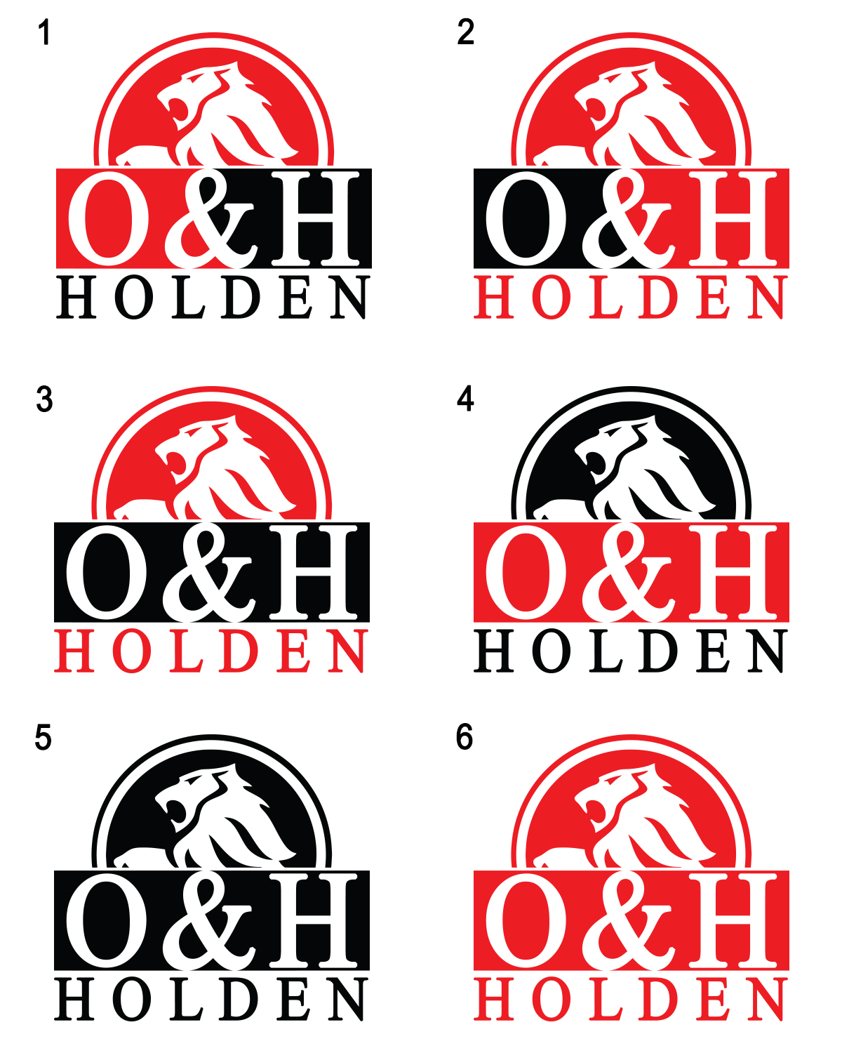 Logo Design by RiatsaLa_PiLAY for O&H Holden | Design #10494479