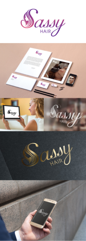 Design de Logo par debdesign pour Sassy Hair by TS INC | Design : #10527369