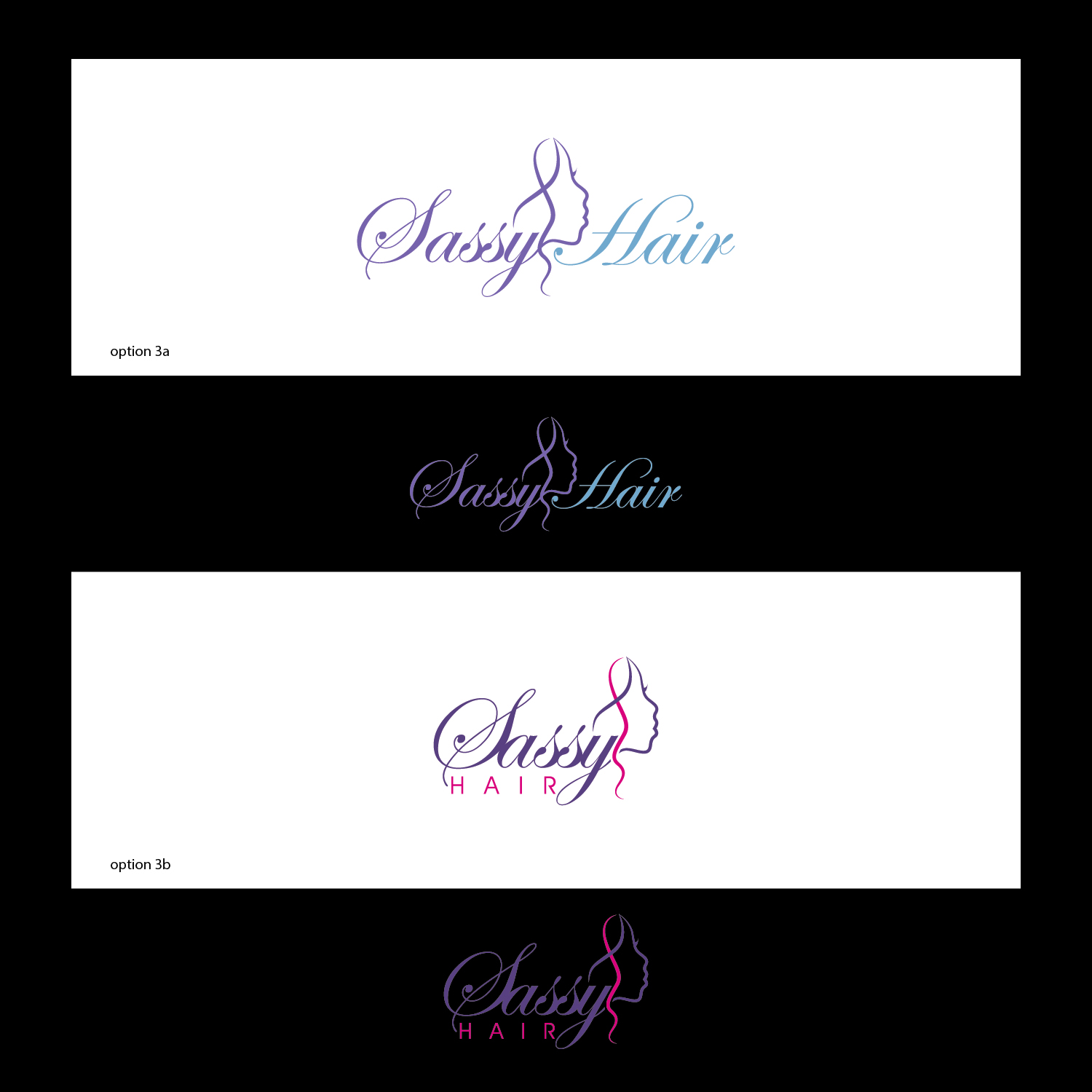 Logo Design by Logo Spider for Sassy Hair by TS INC | Design #10561665