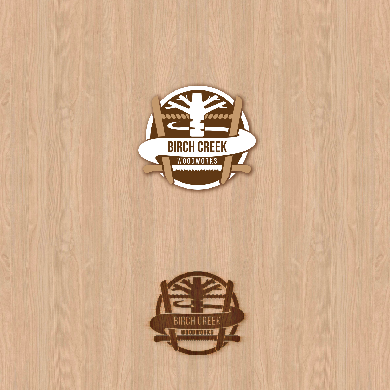 Design de Logo par Bella Cosa pour Birch Creek Woodworks | Design #10470310