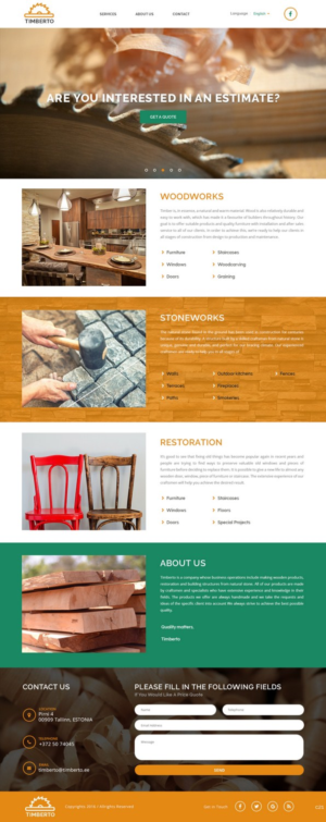 Web Design by pb for this project | Design: #10498427