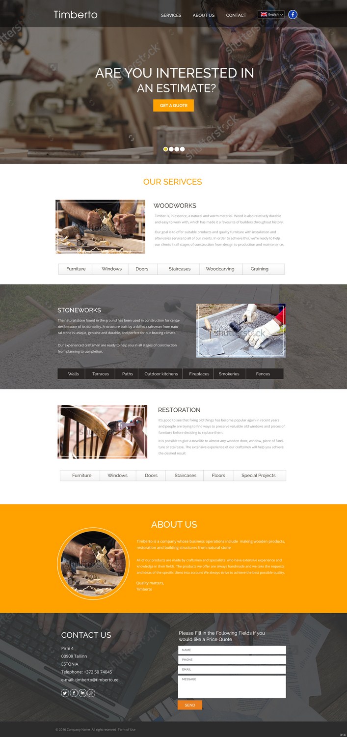 Web Design by pb for this project | Design #10498430