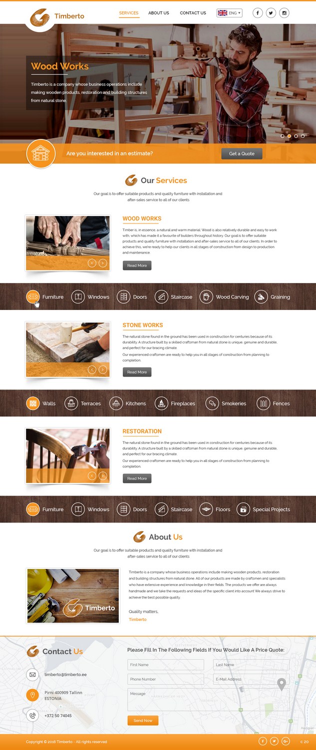 Web Design by pb for this project | Design: #10498434