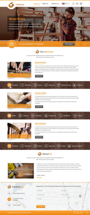 Web Design by pb for this project | Design: #10498434