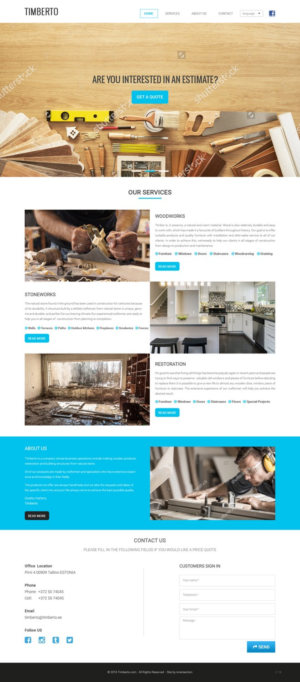 Web Design by pb for this project | Design: #10498435