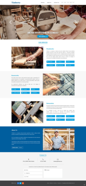 Web Design by pb for this project | Design: #10498436
