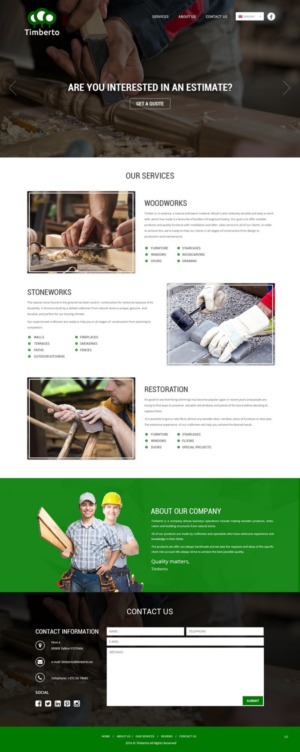 Web Design by pb for this project | Design: #10503005
